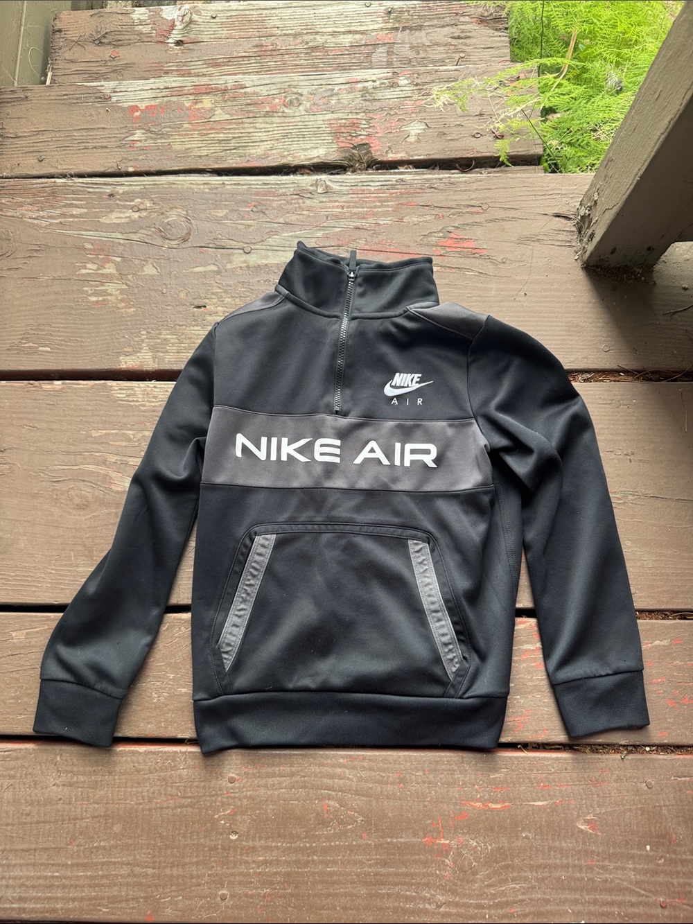 Nike Black Half-Zip Nike Air Pullover